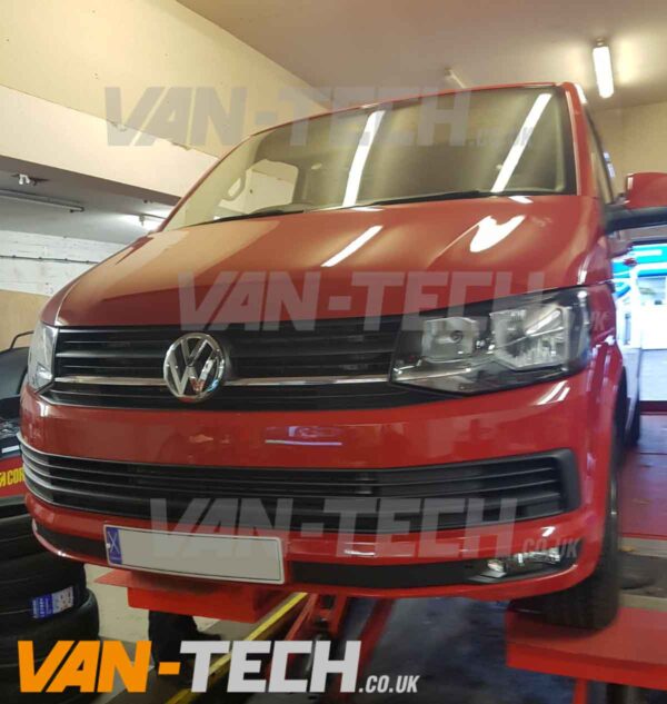 Vw T Transporter Fitted With Sportline Style Side Bars And Front Lower