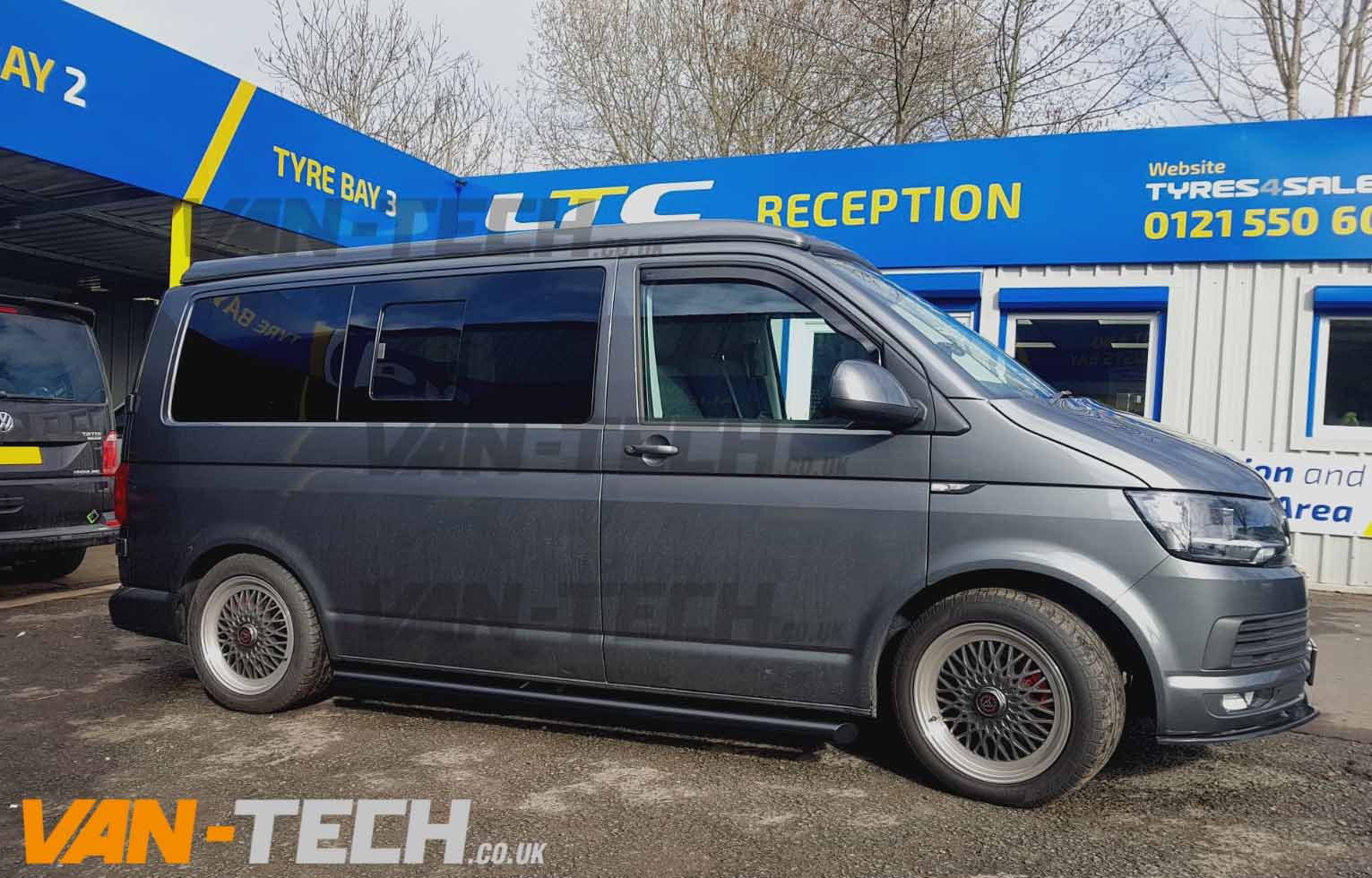 Vw T T T Black Stainless Steel Side Bars Sportline O E Style