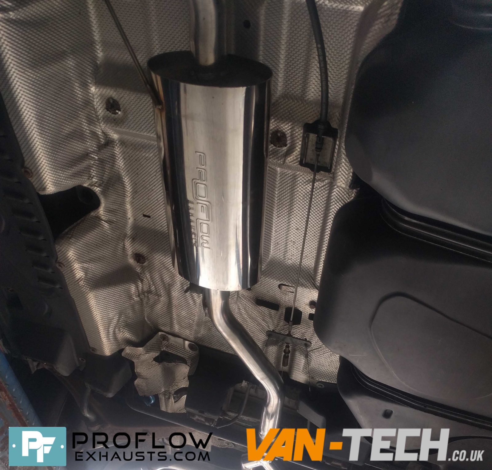 VW T5 1 Fitted With Proflow Custom Stainless Steel Exhaust