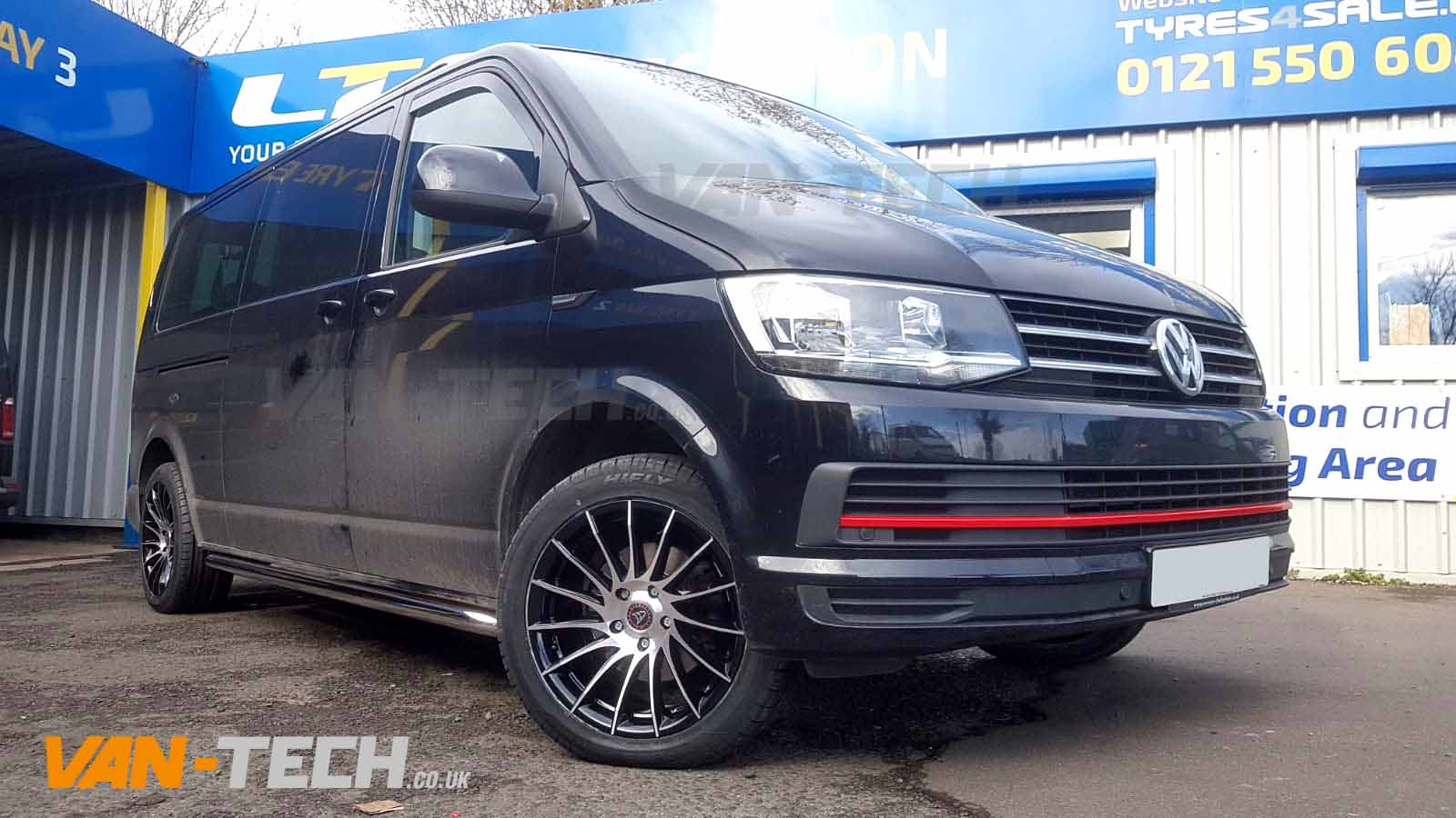 Vw Transporter T6 Fitted With Wolfrace Aero Alloy Wheels O E Sportline