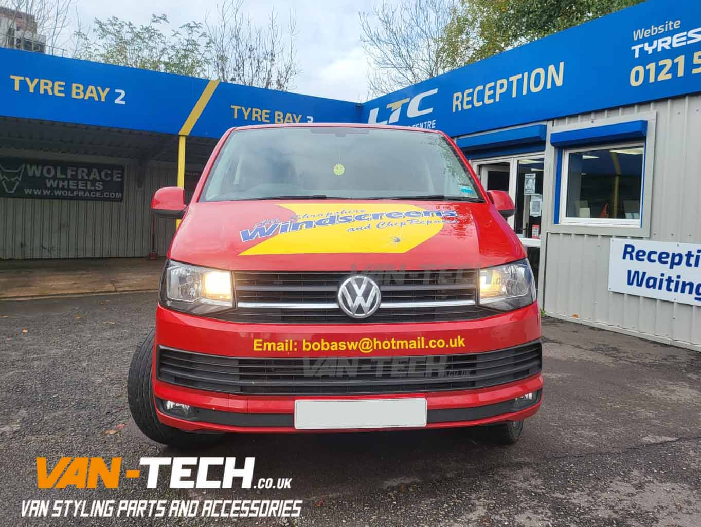 Vw T Led Light Bar Headlights With Dynamic Indicators Built In To The