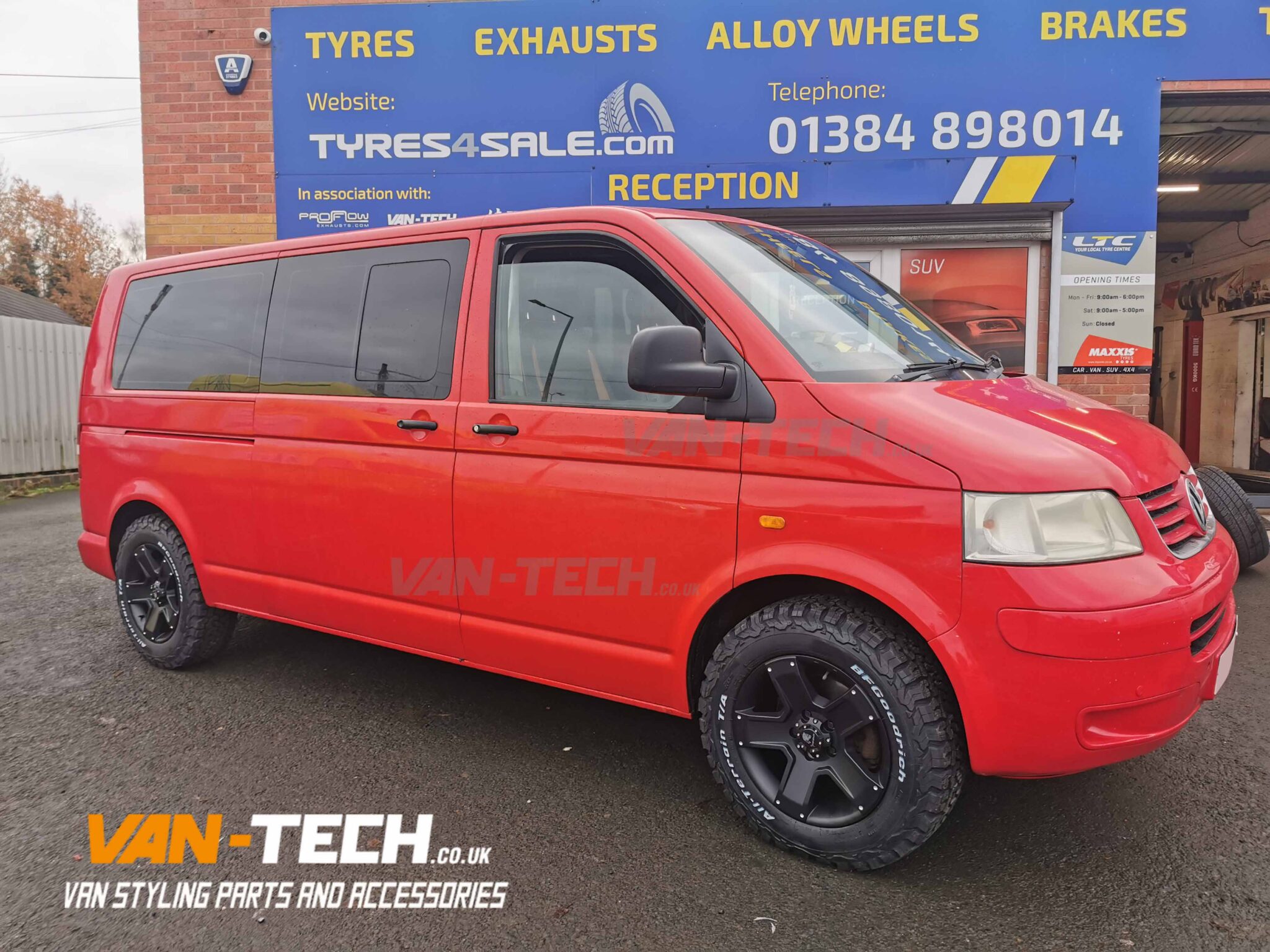 VW Transporter T5 T5 1 Tomahawk Outlaw X 17 Swamper Alloy Wheels