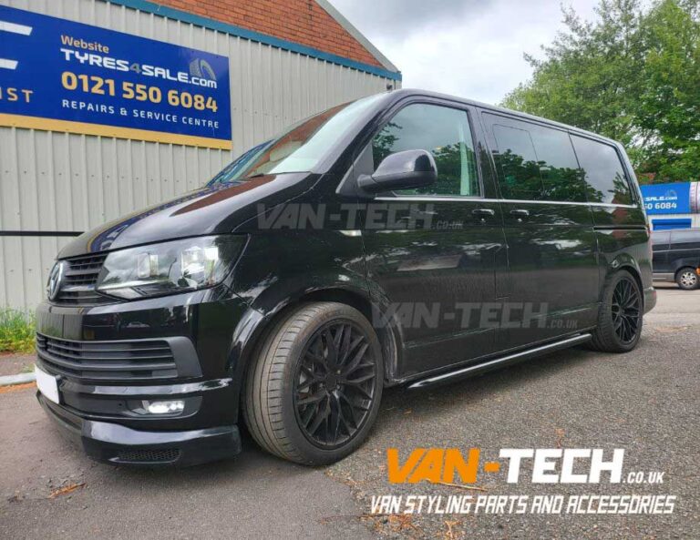 Vw Transporter T T Side Bars Satin Black Sportline O E Style Swb