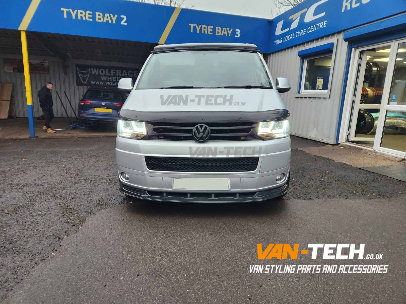 Vw Transporter T Parts And Accessories Light Bar Headlights Bonnet