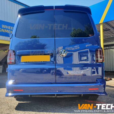 VW T5 T5.1 Transporter Rear Bumper Diffuser and Rear Barn Door Spoiler