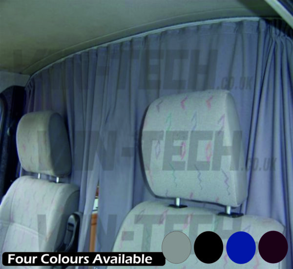 VW T5 Van Transporter Interior Cab Divider Curtain - Van-Tech