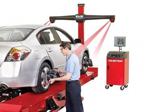 Hunter hawkeye 4 wheel tracking alignment by van-tech (3) | Van-Tech