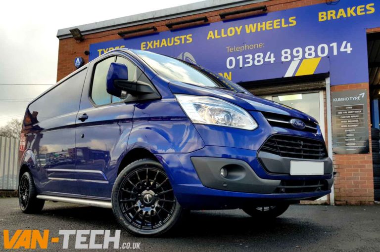 Ford Transit Custom with Calibre TSport 18″ Gloss Black Alloy Wheels