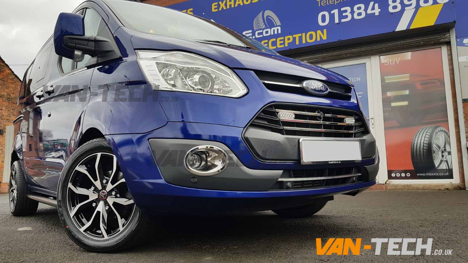 Ford Transit Custom Accessories Side Bars and Alloy Wheels VanTech