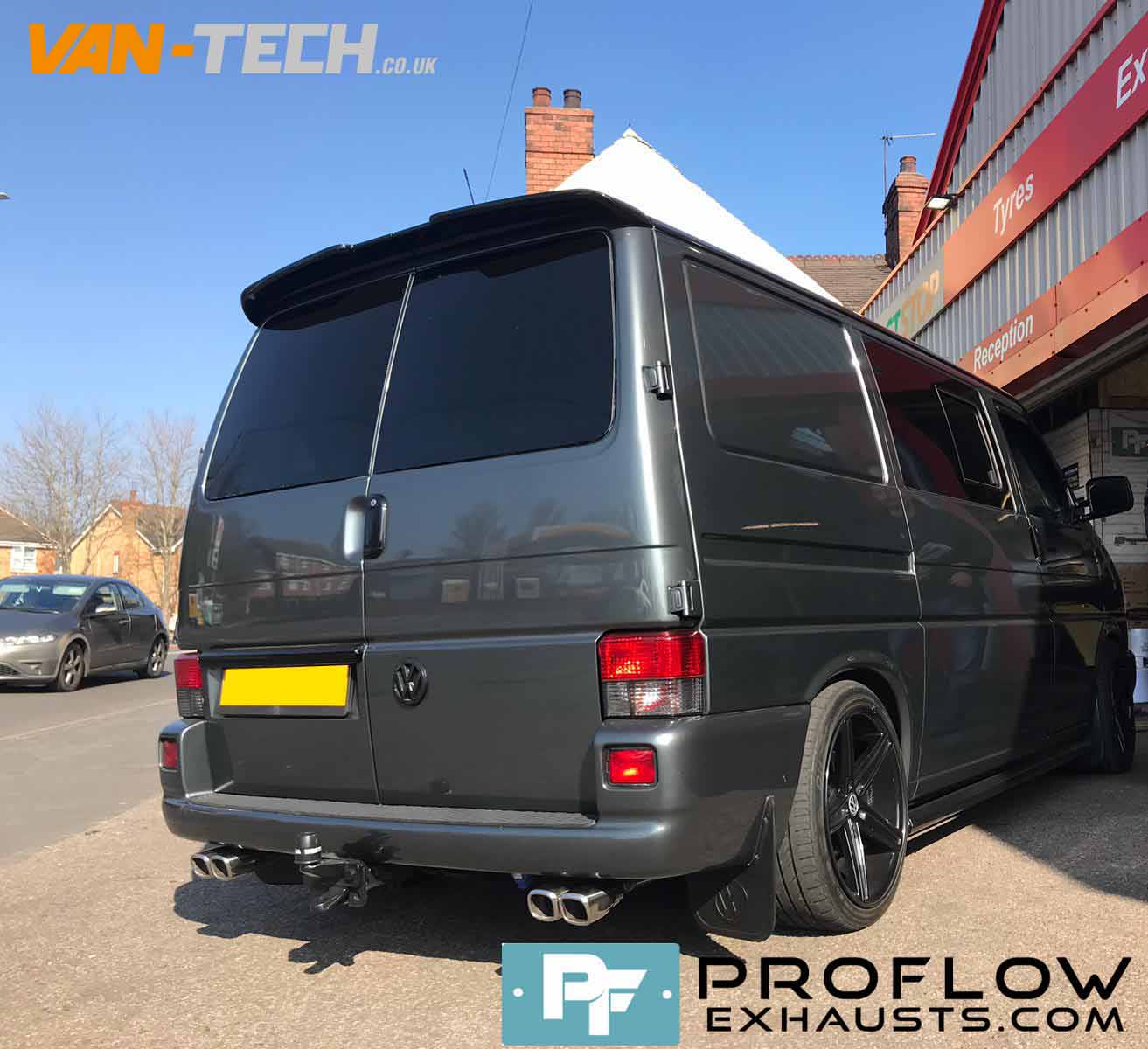 VW T4 Transporter Stainless Steel Custom Exhaust System Dual Twin