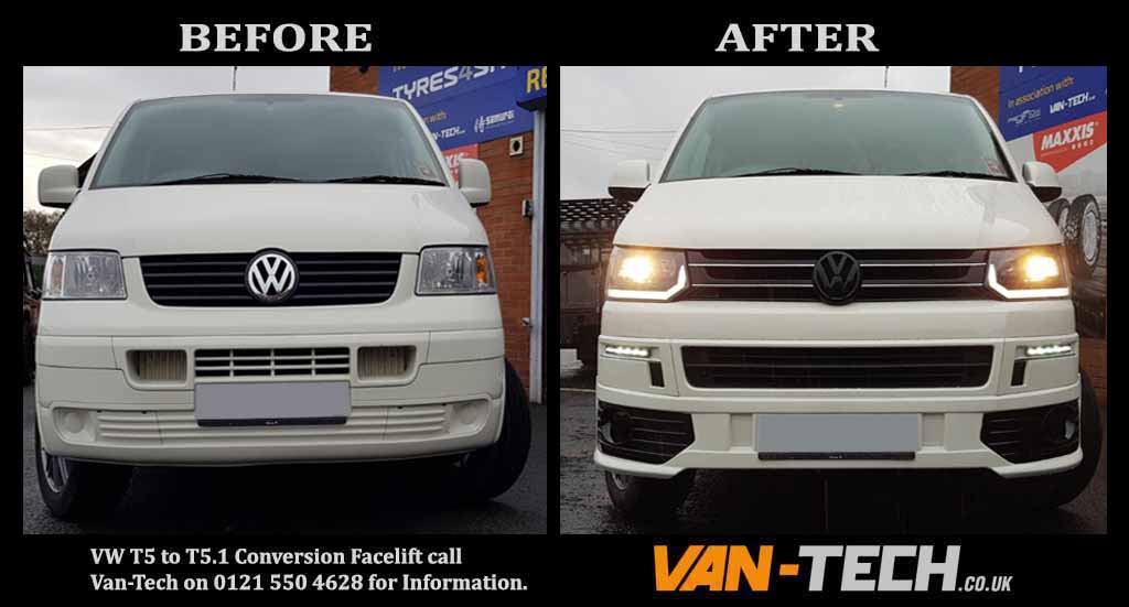 VW T5 to T5.1 Transporter Front End 