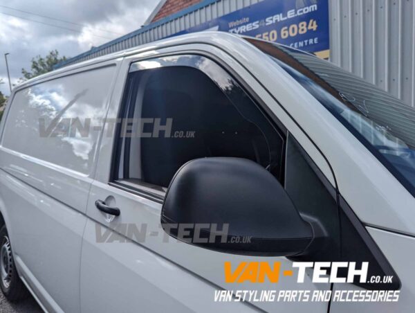 VW T6 T6.1 Transporter Wind Deflectors Stick in Channel