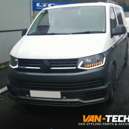 VW Transporter T6 Light Bar Headlights with Dynamic Indicators