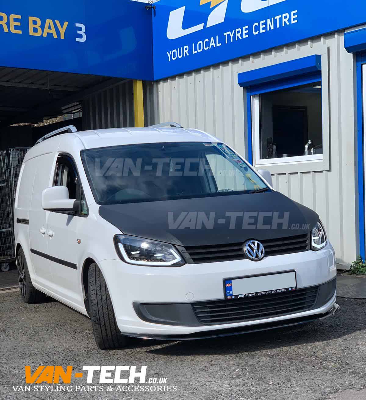 VW Caddy fitted with Lightbar Lower Front Splitter