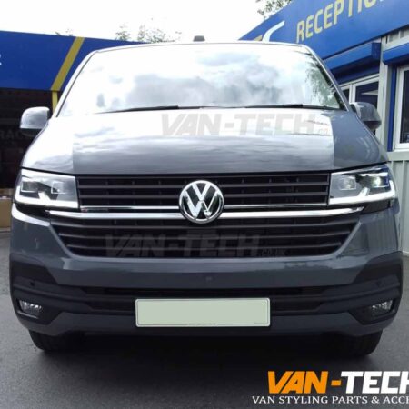 VW Transporter T6.1 Black Sportline Side Bars, Black Aluminium Roof Rails and Tailgate Spoiler