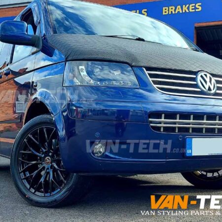 VW T5 T5.1 Wolfrace Wolfsburg 20″ Alloy Wheels Gloss Black