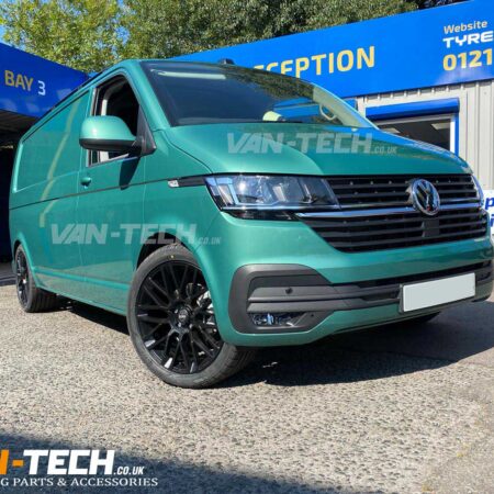 VW T6 T6.1 Momo Revenge Matte Black Alloy Wheels 20″