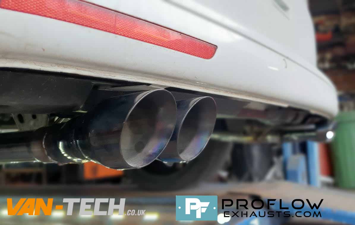 Custom Built Stainless Steel Proflow Exhaust For VW Transporter T5 1