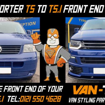 VW Transporter T5 to T5.1 Front End Conversion kit