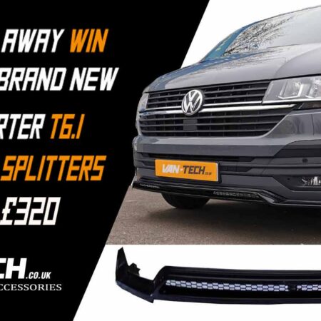 Van-Tech VW Transporter T6.1 Front Lower Splitter Prize Give Away