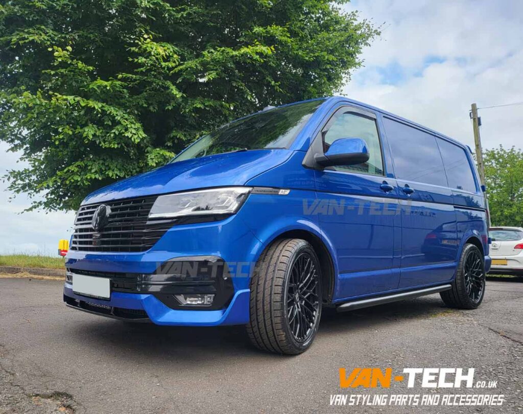 VW Transporter T6.1 Parts Front End Upgrade Kit - Gloss Black Grille,