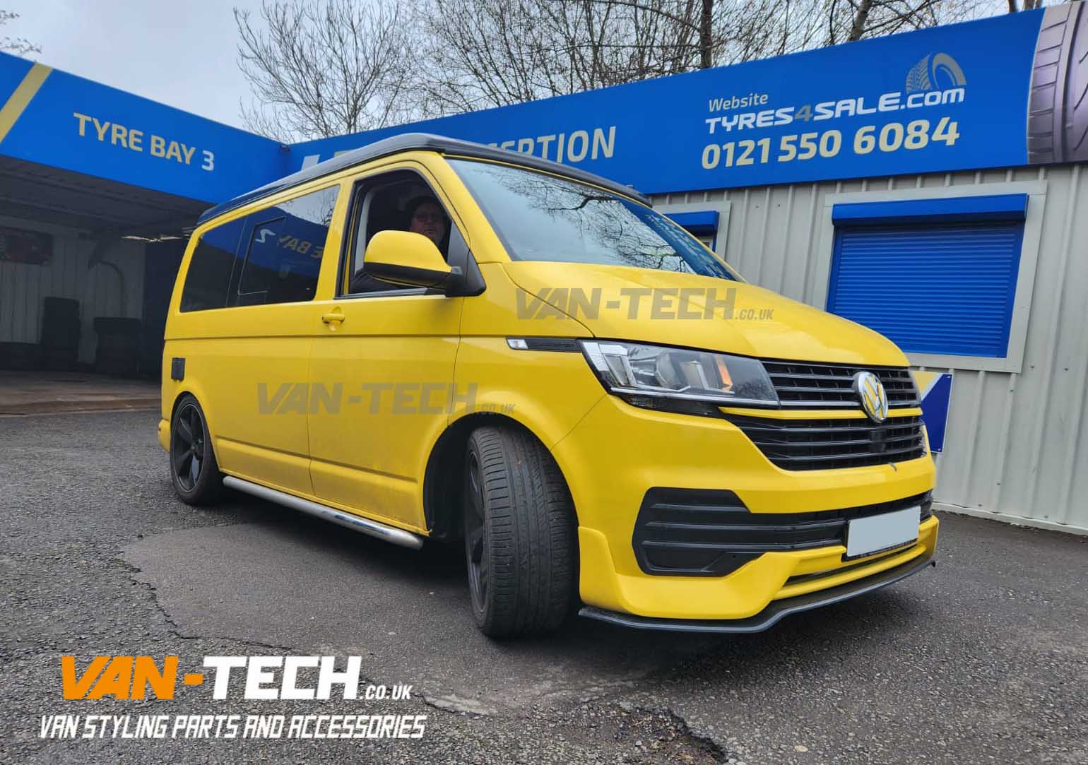 VW Transporter T6.1 H&R Lowering Springs supplied and fitted by Van-Tech