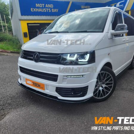 VW Transporter T5.1 Front End Upgrade Parts - Grille, Sportline Lower Bumper, DRL's, Headlights and Lower Splitter