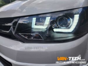 VW Transporter T5.1 Front End Upgrade Parts - Grille, Sportline Lower Bumper, DRL's, Headlights and Lower Splitter