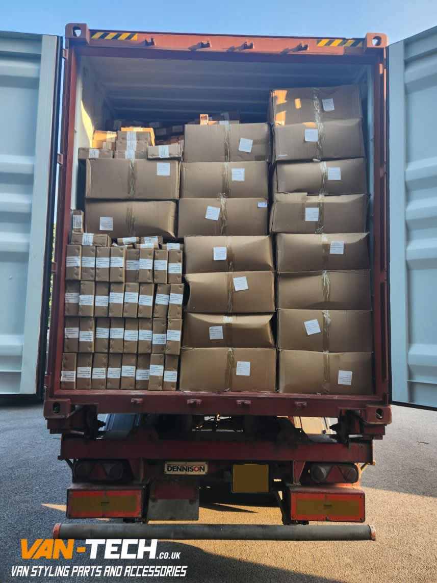 Van-Tech have just had a huge delivery of stock