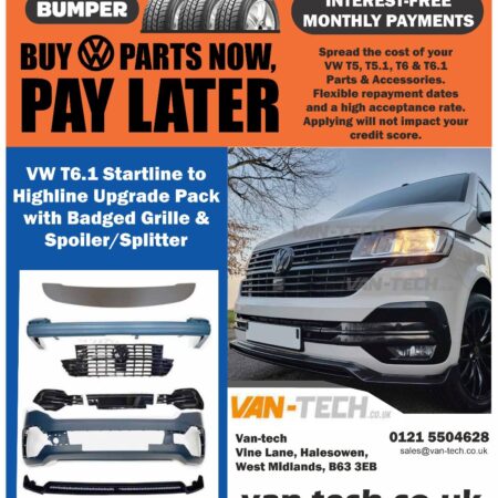 INTEREST-FREE PAYMENTS on Van Parts, Accessories and fitting services