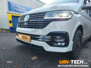 VW T6.1 parts supplied and fitted - Badged Grille, Lower Bumper Inserts and V-Line Front Bumper Extension