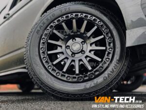 Bola B30 Alloy Wheels and a set of All-Terrain Tyres Maxxis Bravo Series AT-771 for VW Transporter T6.1