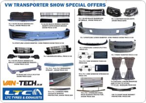 Camper Mart 2025 SPECIAL OFFER VW Transporter Parts and Accessories, Great deals available to those at the Camper Mart 2025 show.