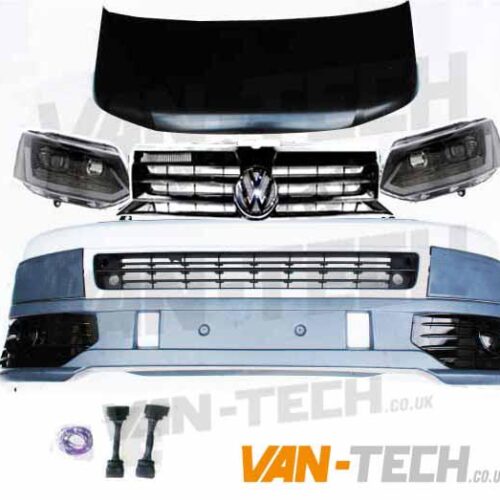 VW T5 to T5.1 Front End Conversion kit Lightbar Headlights - Blanking Plates