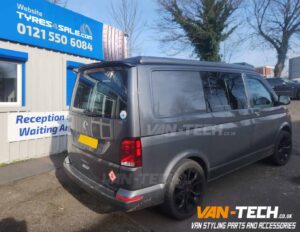 VW Transporter T6 T6.1 Gloss Black Tailgate Door Spoiler