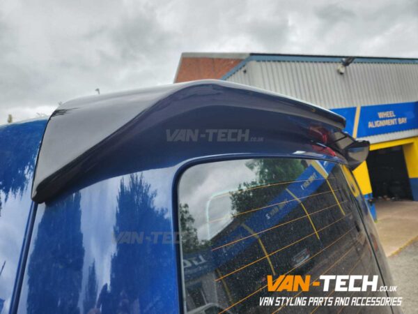 Gloss Black Rear Barn Door Spoiler VW Transporter T5 T5.1 T6 T6.1